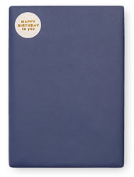 誕生日シール カリビアンブルー