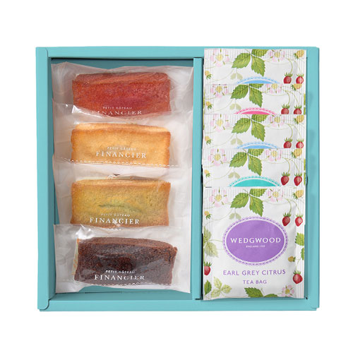 フィナンシェ&ウェッジウッド ワイルドストロベリーティーバッグアソート 9個 WWL-02A