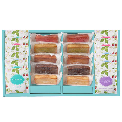 フィナンシェ&ウェッジウッド ワイルド ストロベリーティーバッグアソート 22個 WWL-05A