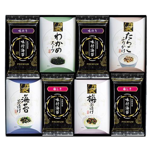 味付海苔&お茶漬け&ふりかけ&スープ詰合せ YUY-50